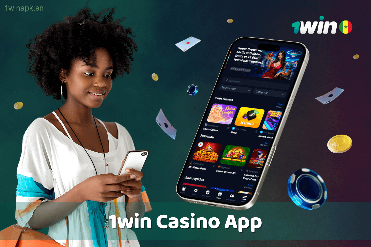 Explorez l’application 1win Casino disponible pour les joueurs au Sénégal