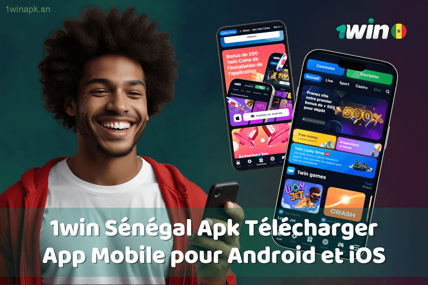 1win Sénégal Apk – Obtenez l'application mobile pour Android et iOS